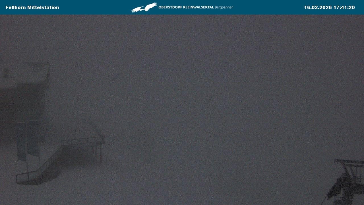 Archiv Foto Webcam Mittelstation am Fellhorn