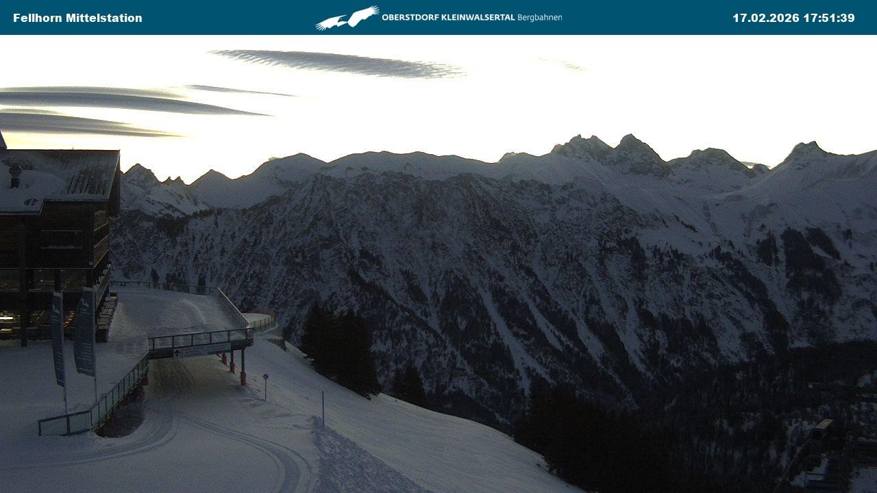 Archiv Foto Webcam Mittelstation am Fellhorn
