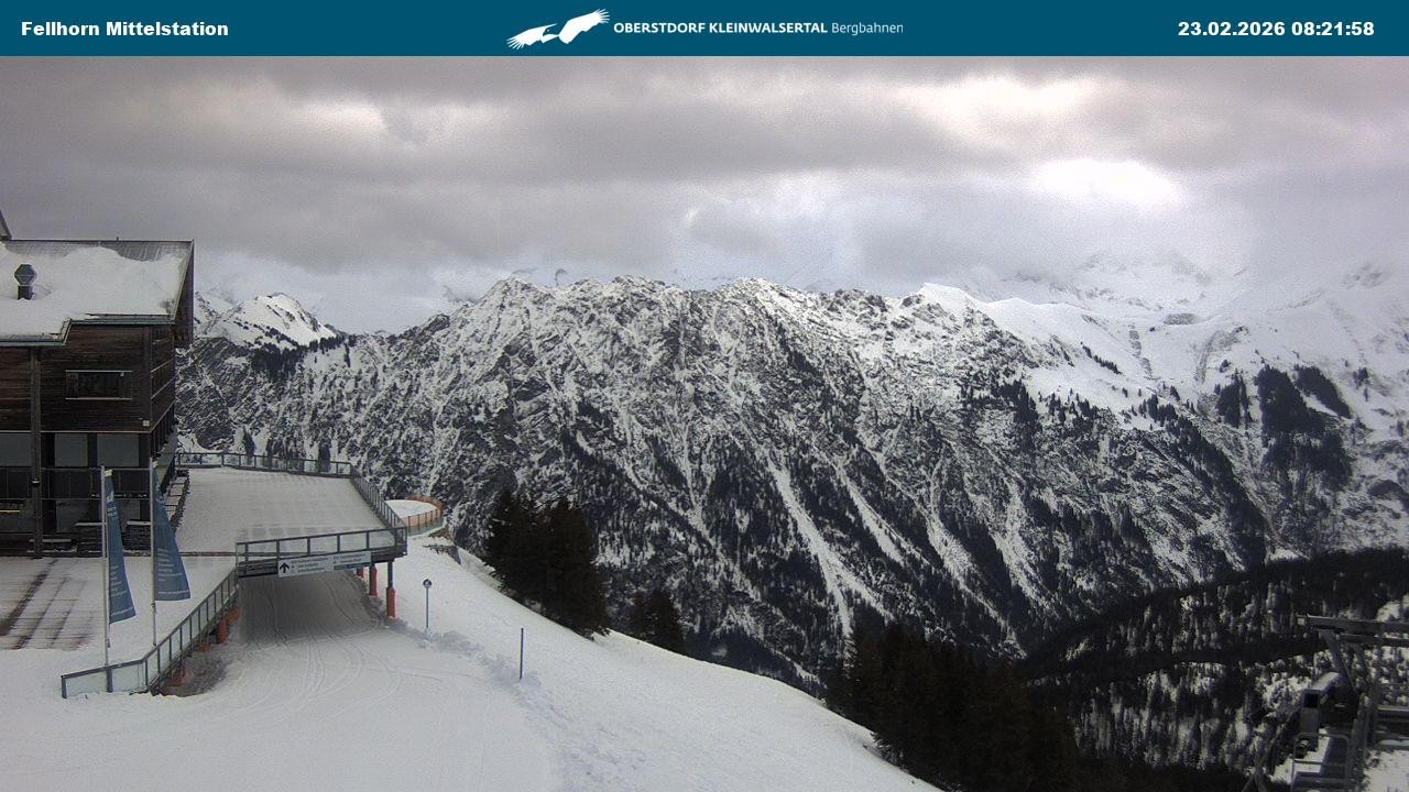 Archiv Foto Webcam Mittelstation am Fellhorn