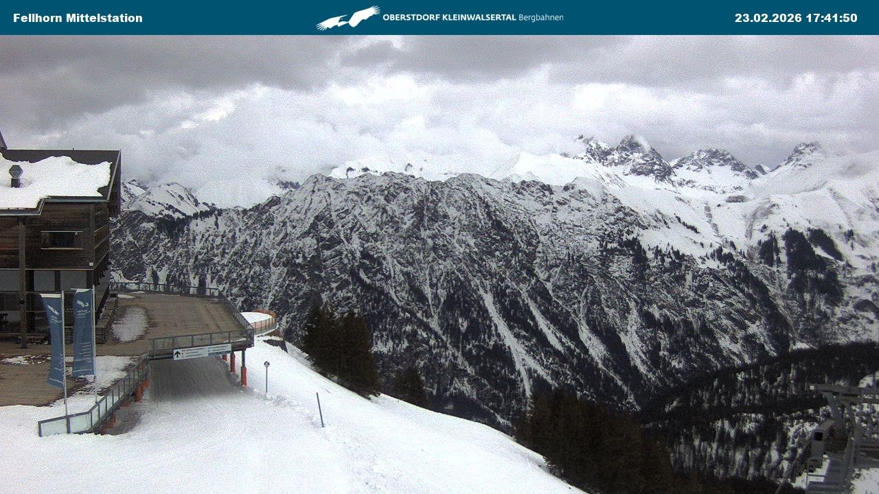 Archiv Foto Webcam Mittelstation am Fellhorn