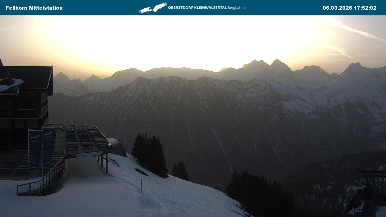 Archiv Foto Webcam Mittelstation am Fellhorn