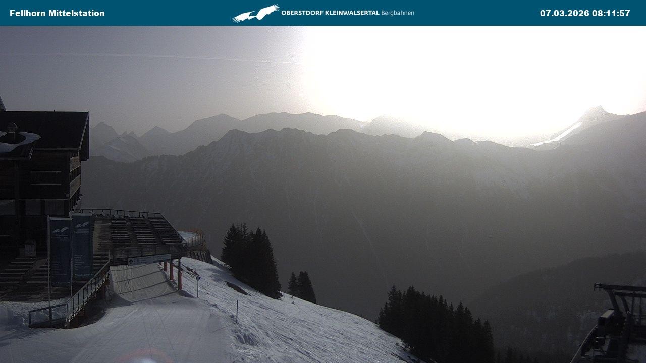 Archiv Foto Webcam Mittelstation am Fellhorn