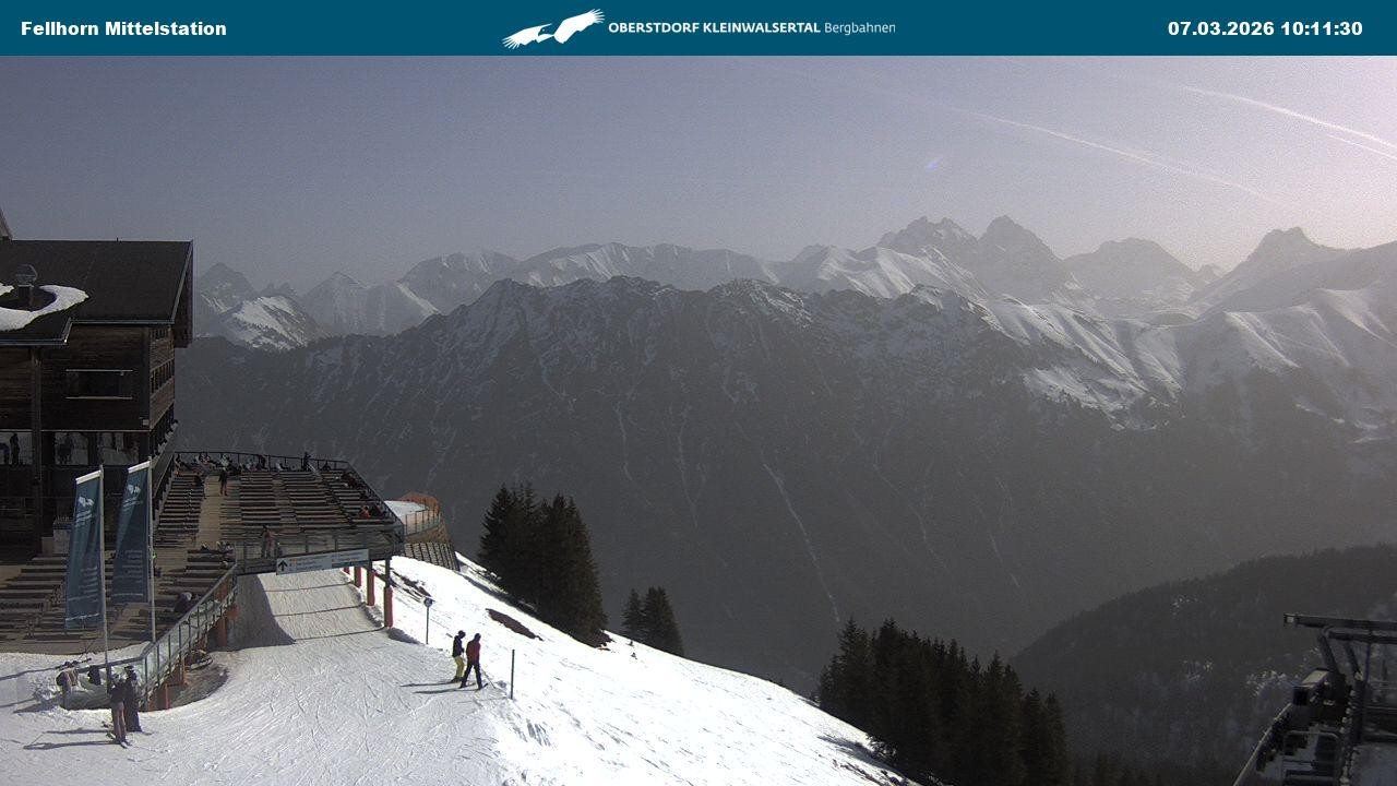 Archiv Foto Webcam Mittelstation am Fellhorn