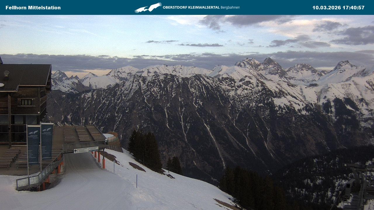 Archiv Foto Webcam Mittelstation am Fellhorn