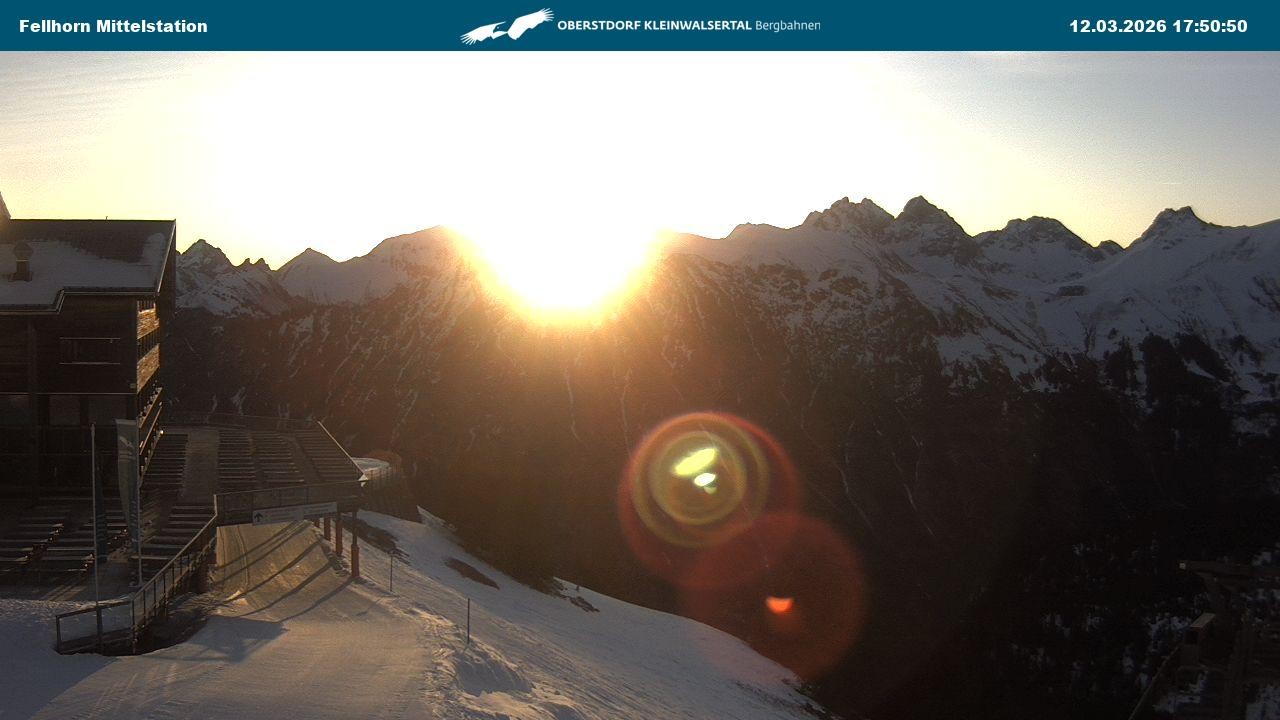 Archiv Foto Webcam Mittelstation am Fellhorn