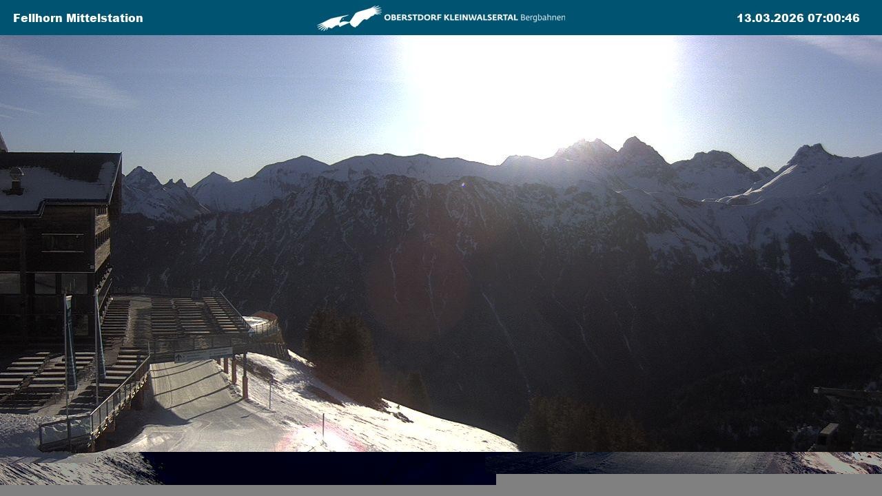 Archiv Foto Webcam Mittelstation am Fellhorn