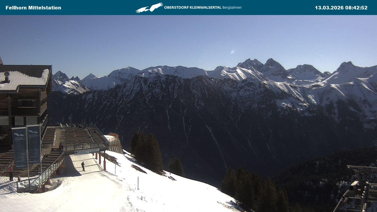 Archiv Foto Webcam Mittelstation am Fellhorn