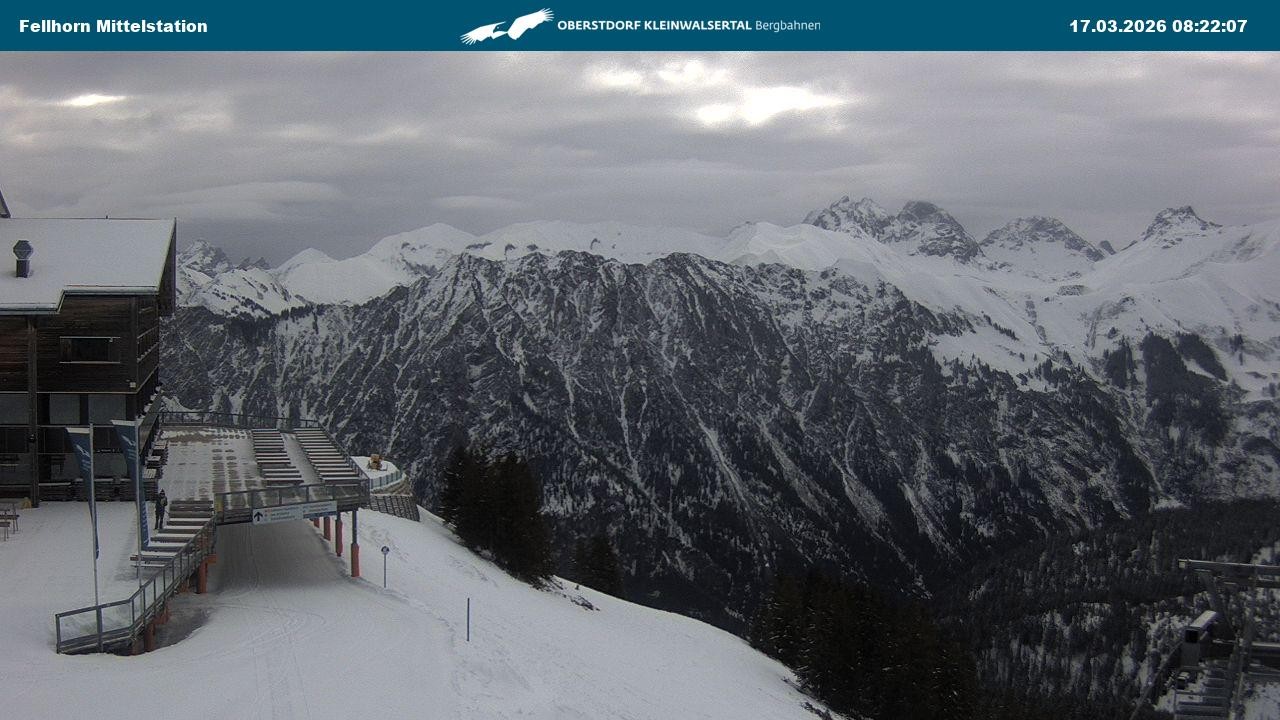 Archiv Foto Webcam Mittelstation am Fellhorn