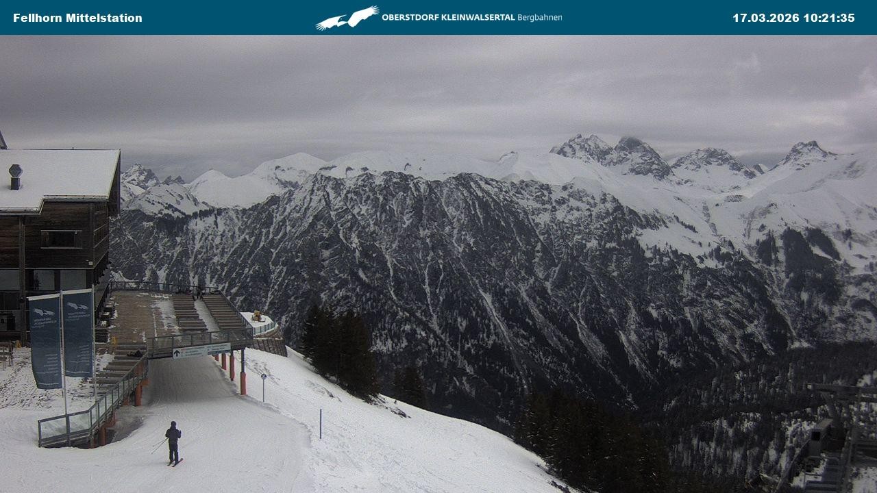 Archiv Foto Webcam Mittelstation am Fellhorn