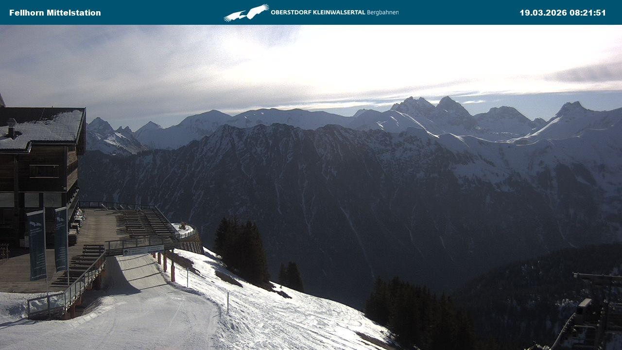 Archiv Foto Webcam Mittelstation am Fellhorn