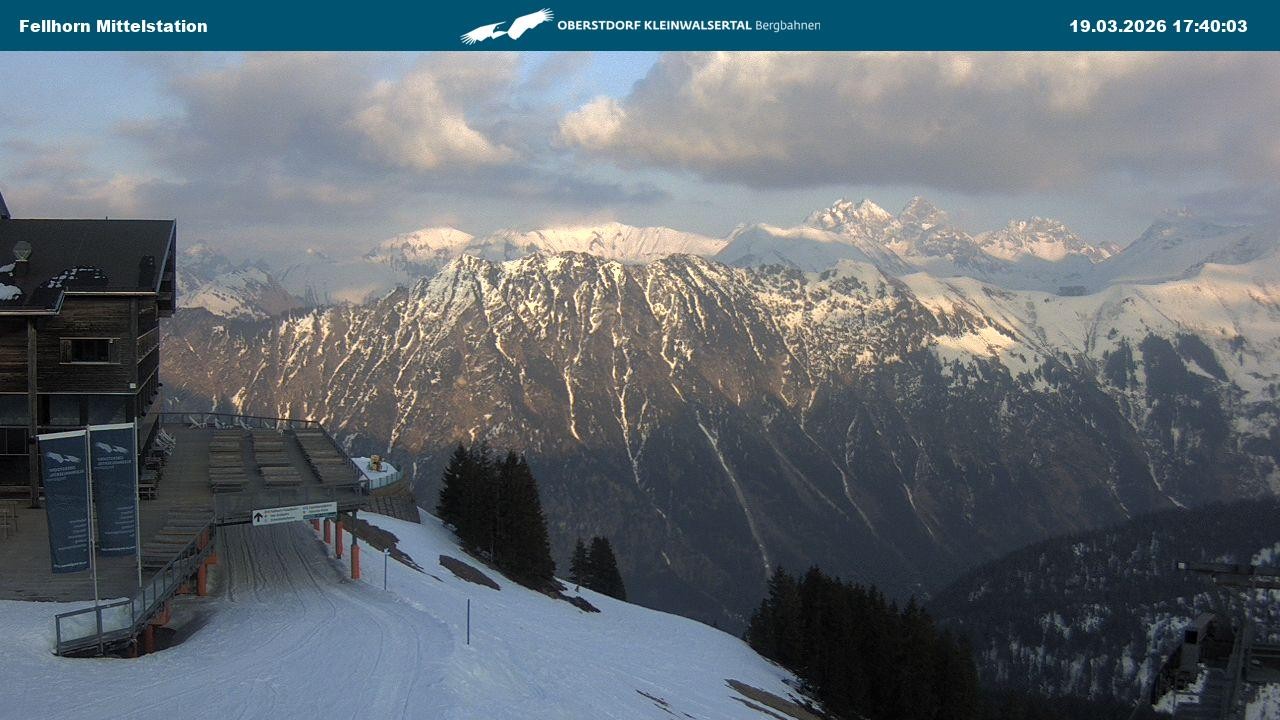 Archiv Foto Webcam Mittelstation am Fellhorn