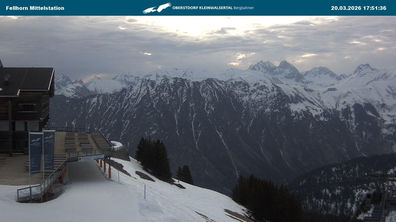 Archiv Foto Webcam Mittelstation am Fellhorn