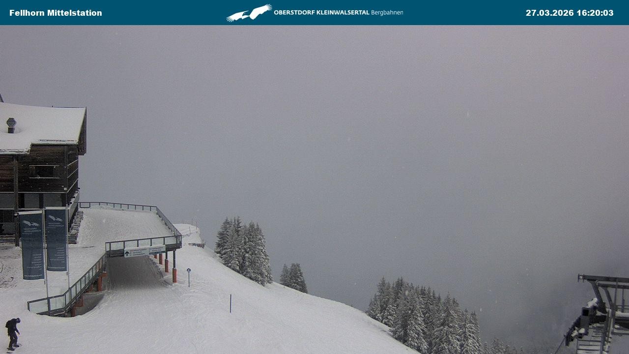 Archiv Foto Webcam Mittelstation am Fellhorn