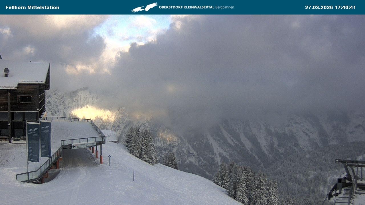 Archiv Foto Webcam Mittelstation am Fellhorn