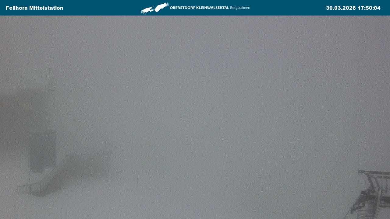 Archiv Foto Webcam Mittelstation am Fellhorn