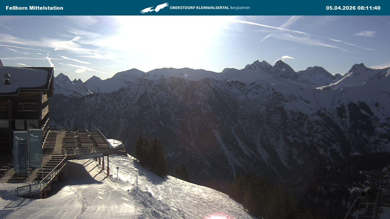 Archiv Foto Webcam Mittelstation am Fellhorn