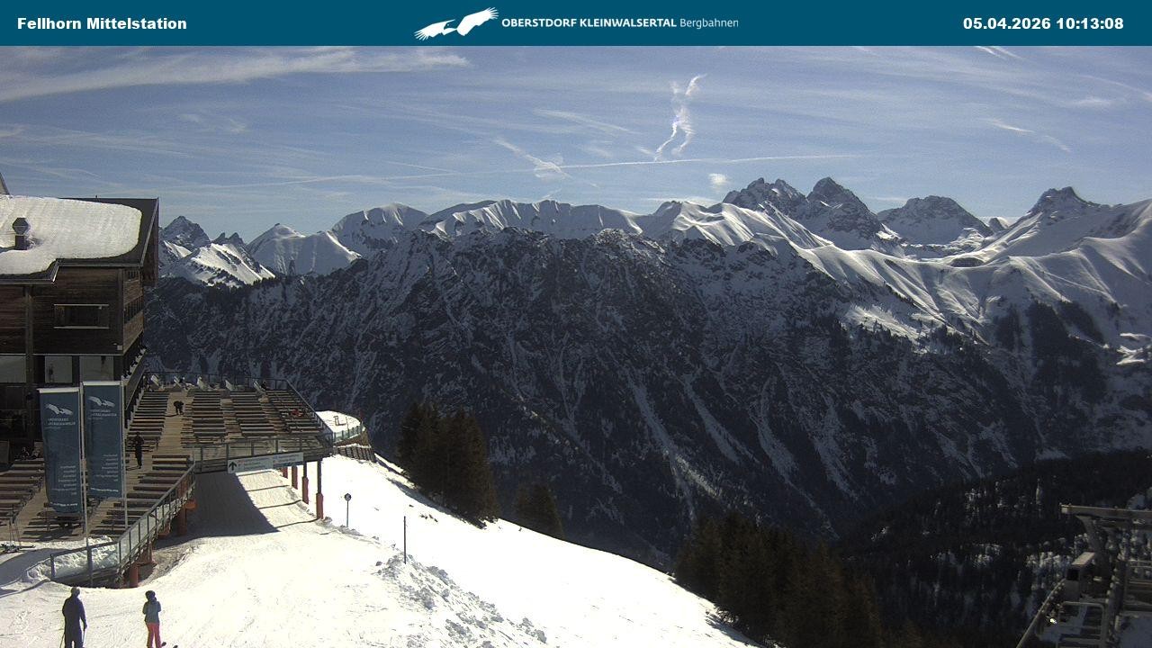 Archiv Foto Webcam Mittelstation am Fellhorn