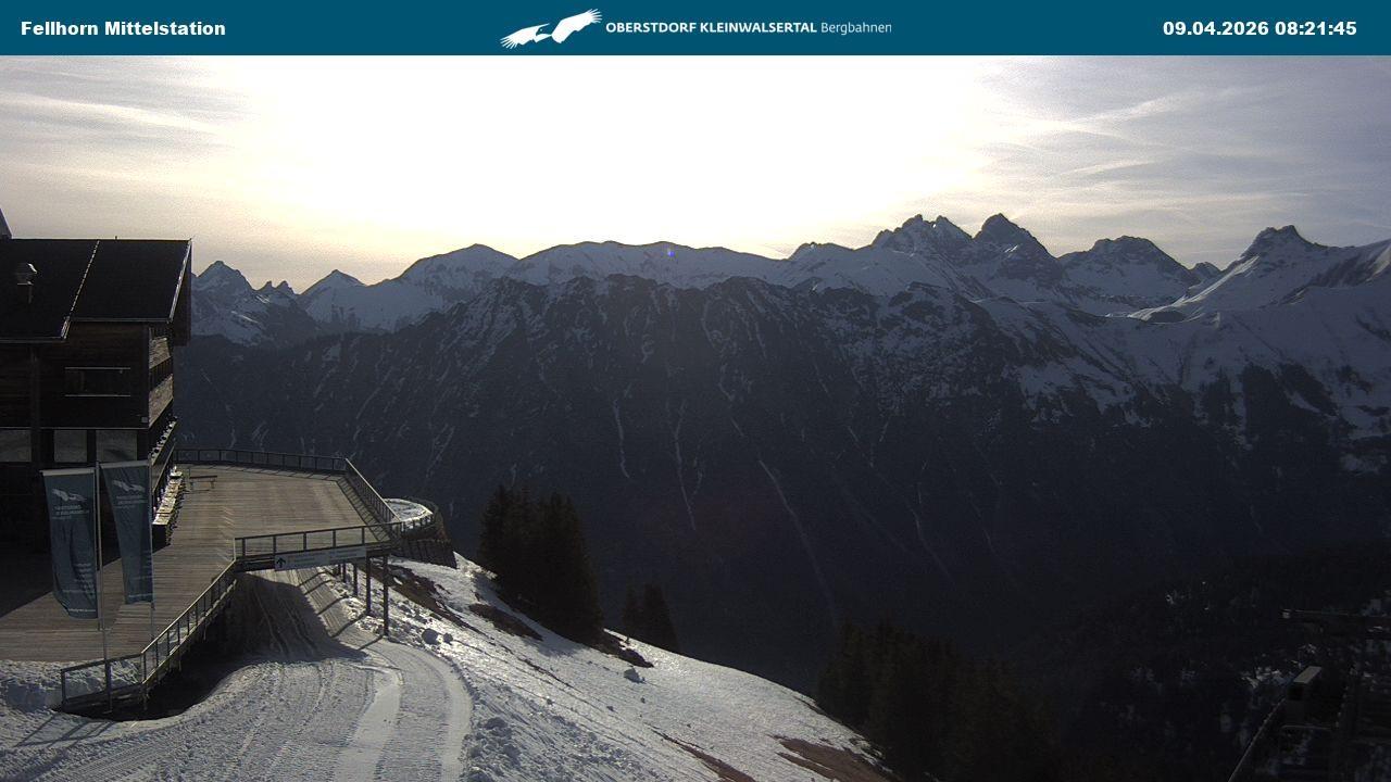Archiv Foto Webcam Mittelstation am Fellhorn