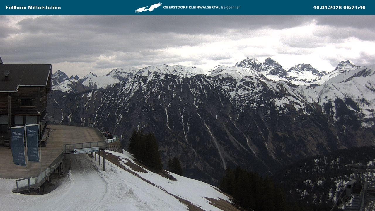 Archiv Foto Webcam Mittelstation am Fellhorn
