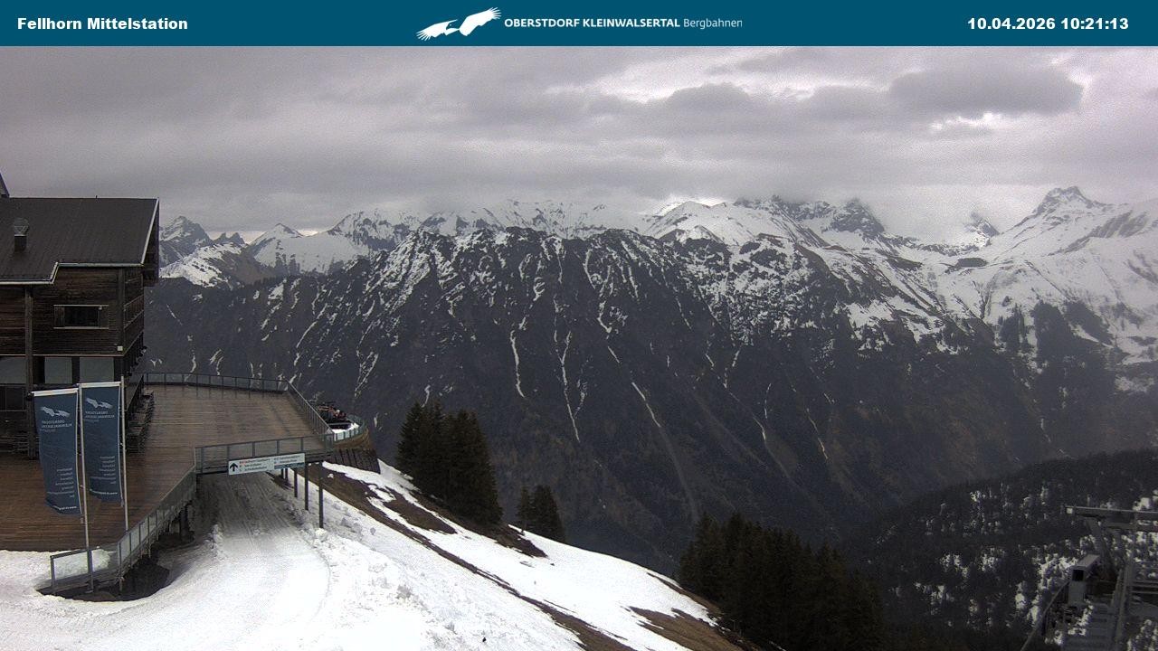 Archiv Foto Webcam Mittelstation am Fellhorn