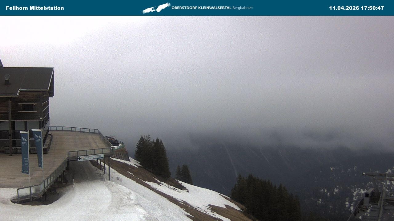 Archiv Foto Webcam Mittelstation am Fellhorn