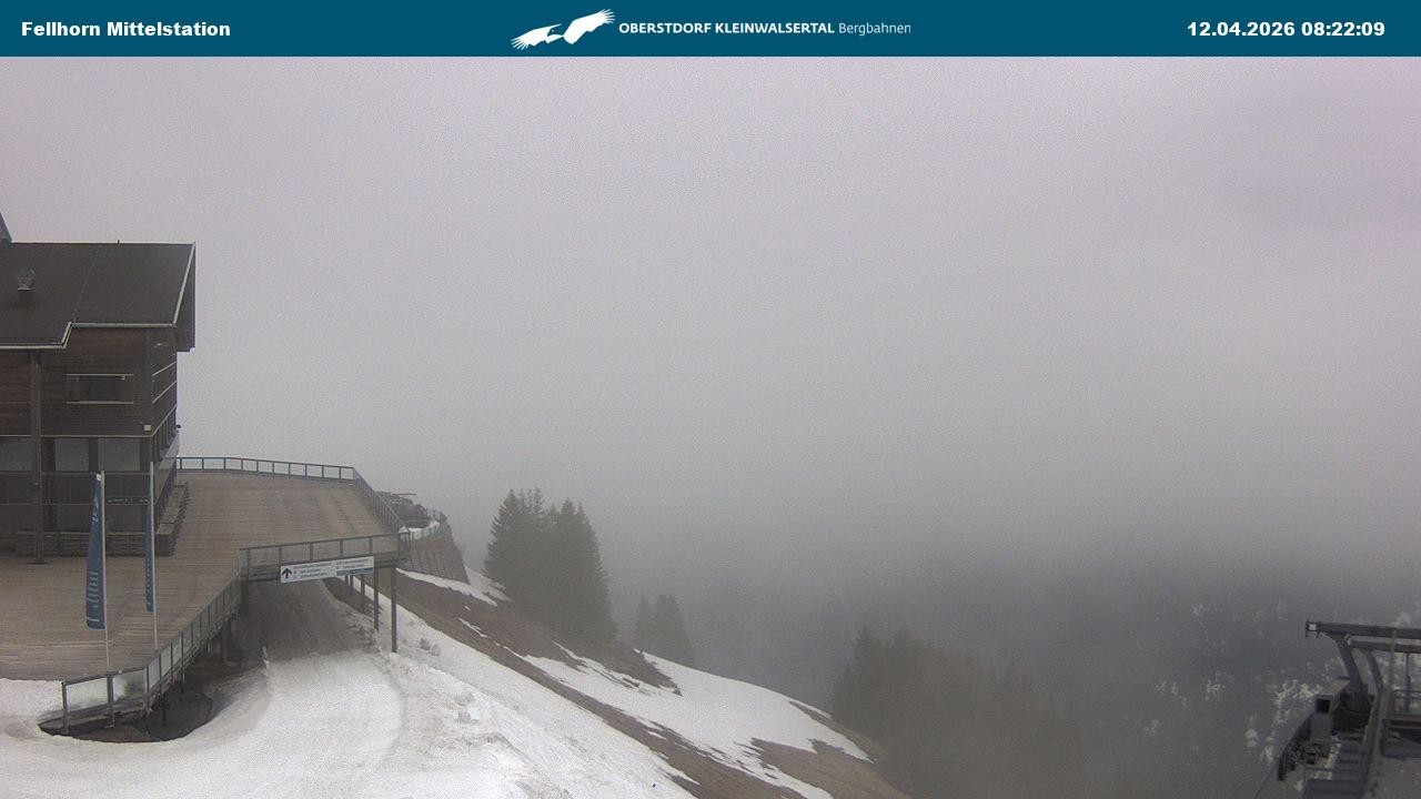 Archiv Foto Webcam Mittelstation am Fellhorn