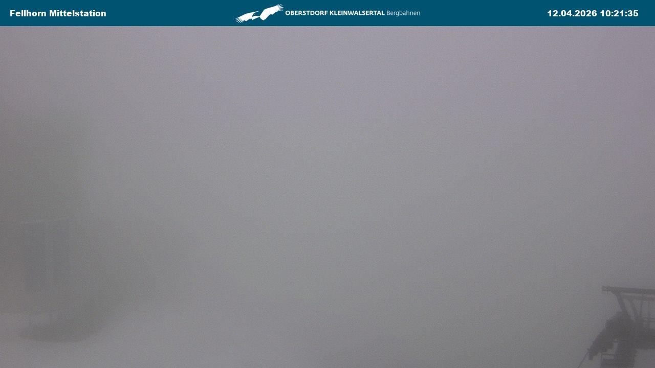 Archiv Foto Webcam Mittelstation am Fellhorn