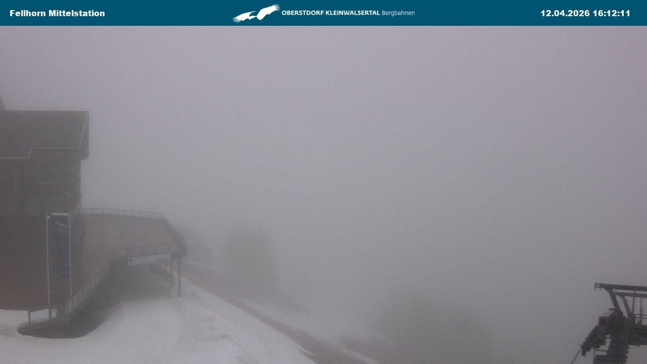 Archiv Foto Webcam Mittelstation am Fellhorn