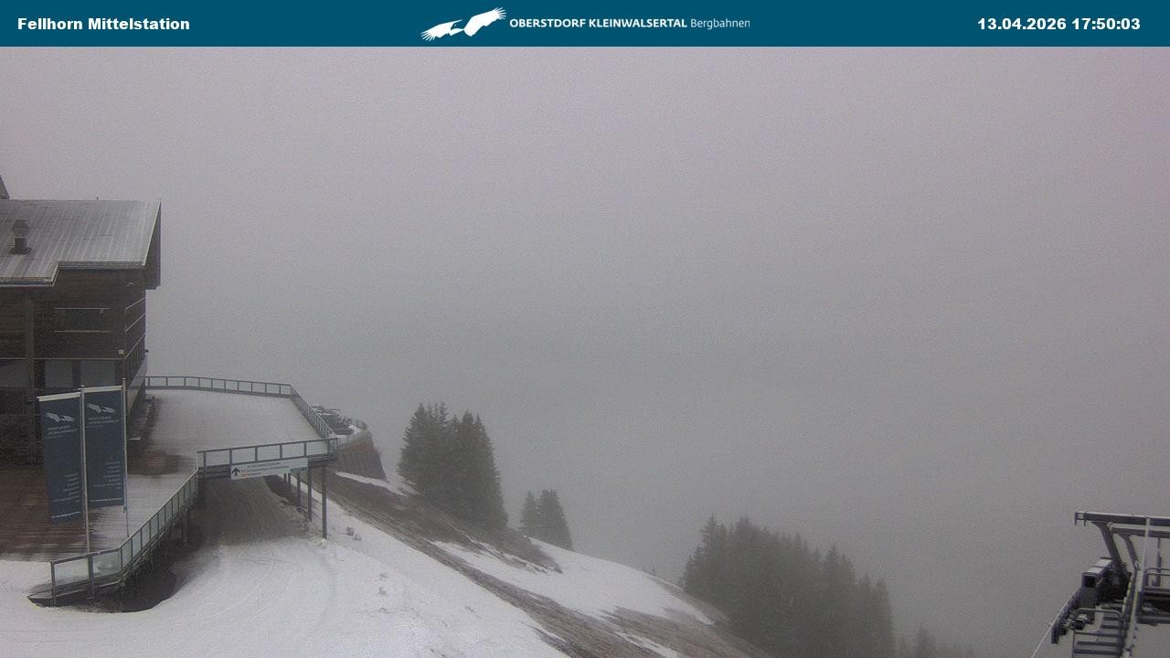 Archiv Foto Webcam Mittelstation am Fellhorn