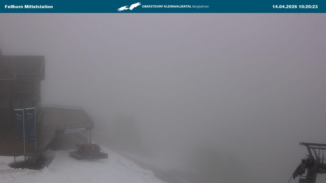 Archiv Foto Webcam Mittelstation am Fellhorn