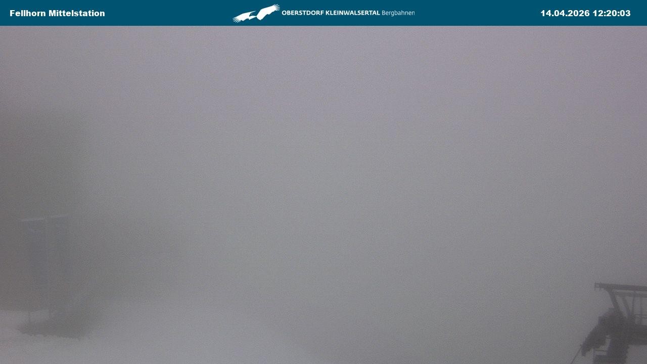 Archiv Foto Webcam Mittelstation am Fellhorn