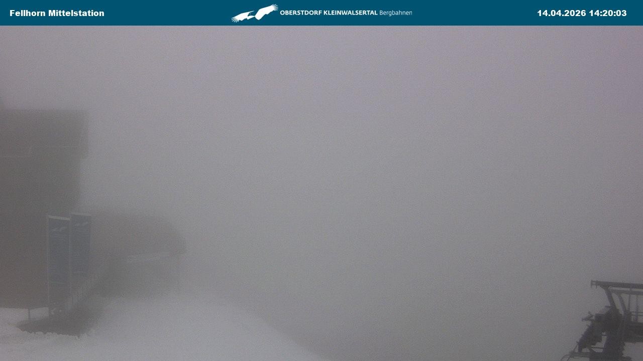 Archiv Foto Webcam Mittelstation am Fellhorn