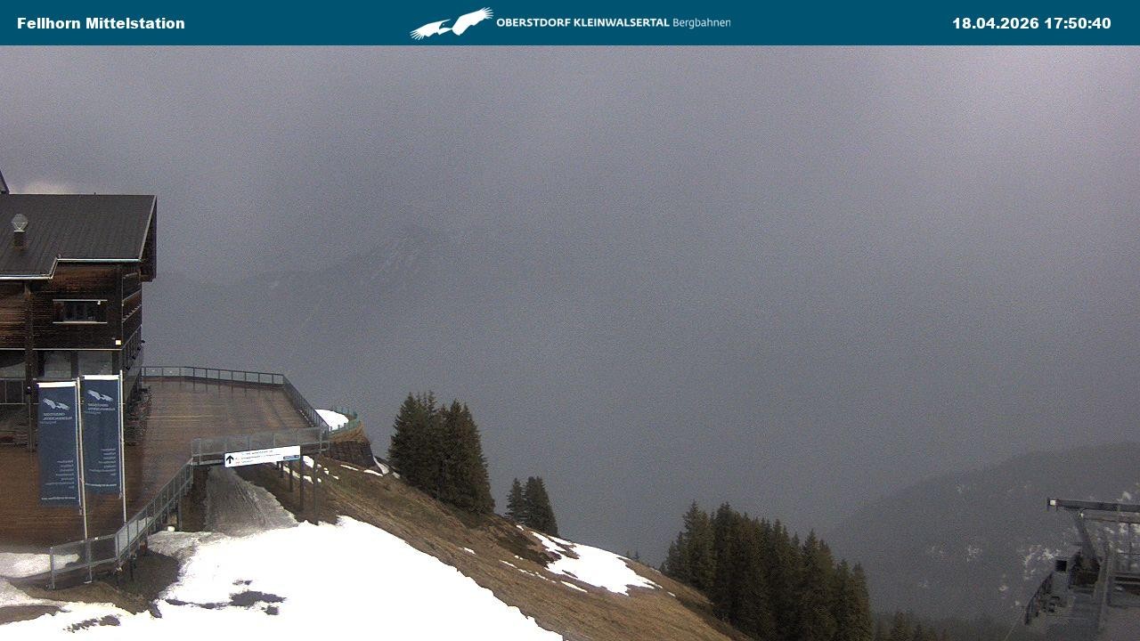 Archiv Foto Webcam Mittelstation am Fellhorn