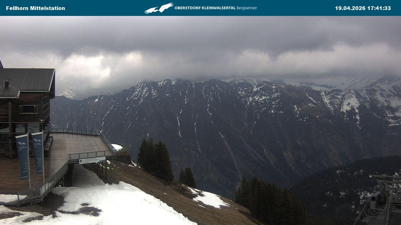 Archiv Foto Webcam Mittelstation am Fellhorn