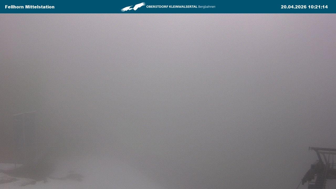 Archiv Foto Webcam Mittelstation am Fellhorn