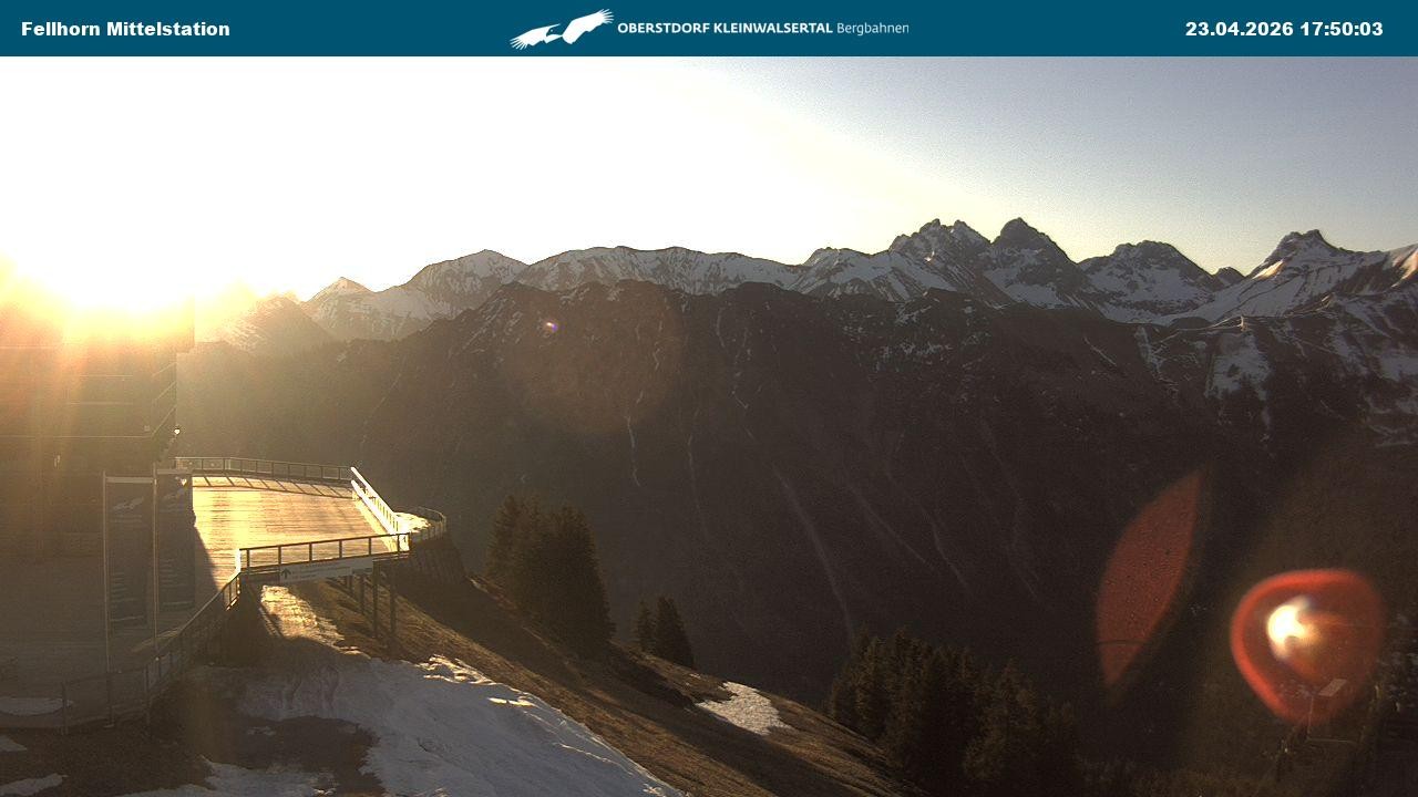 Archiv Foto Webcam Mittelstation am Fellhorn