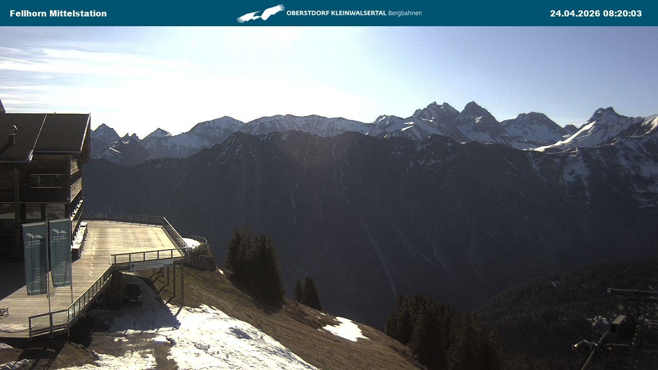 Archiv Foto Webcam Mittelstation am Fellhorn