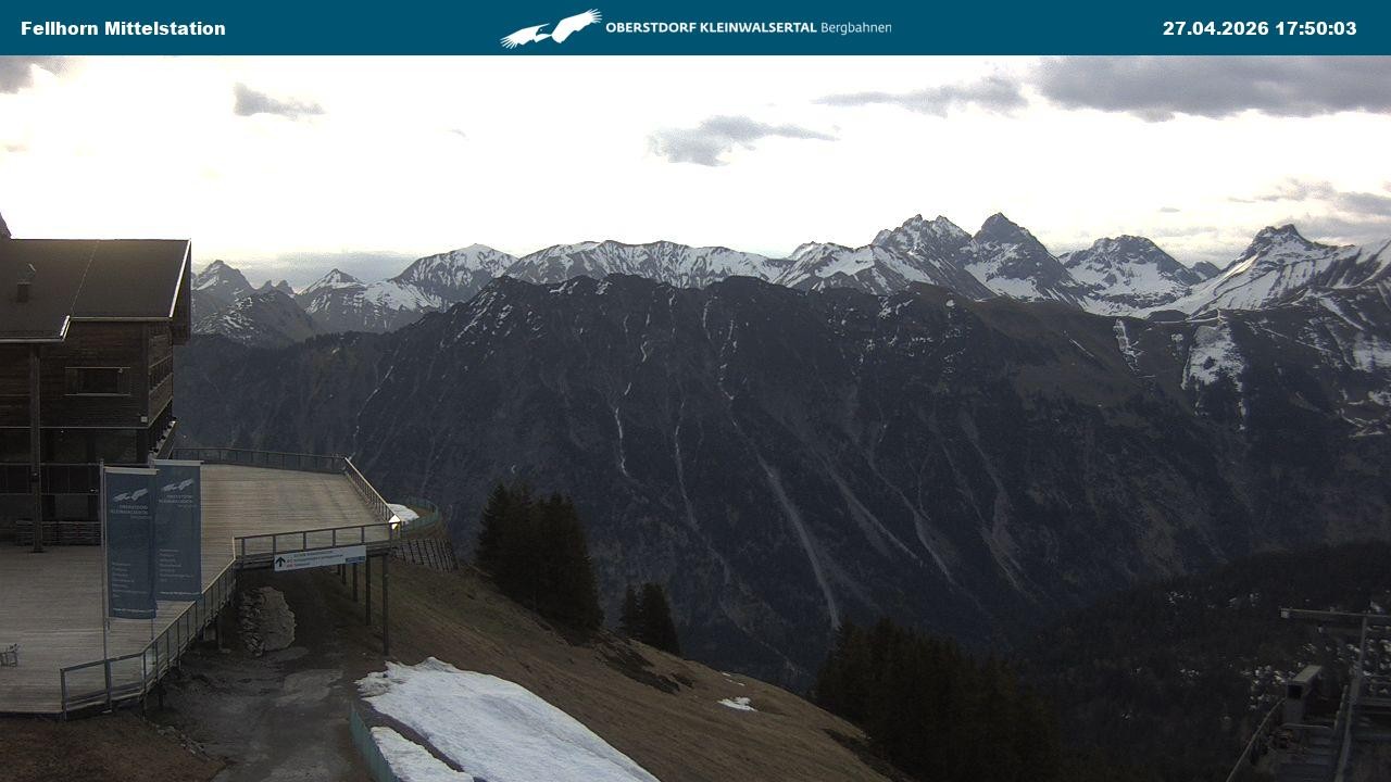 Archiv Foto Webcam Mittelstation am Fellhorn