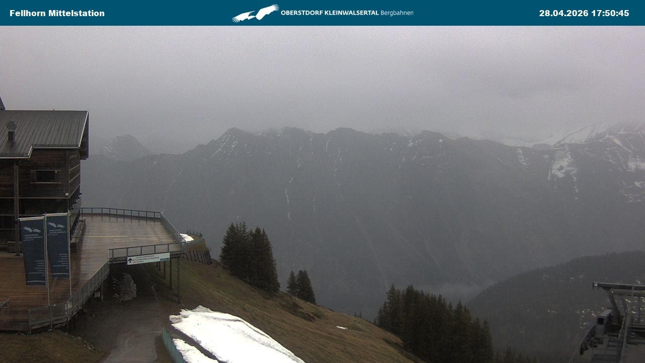 Archiv Foto Webcam Mittelstation am Fellhorn