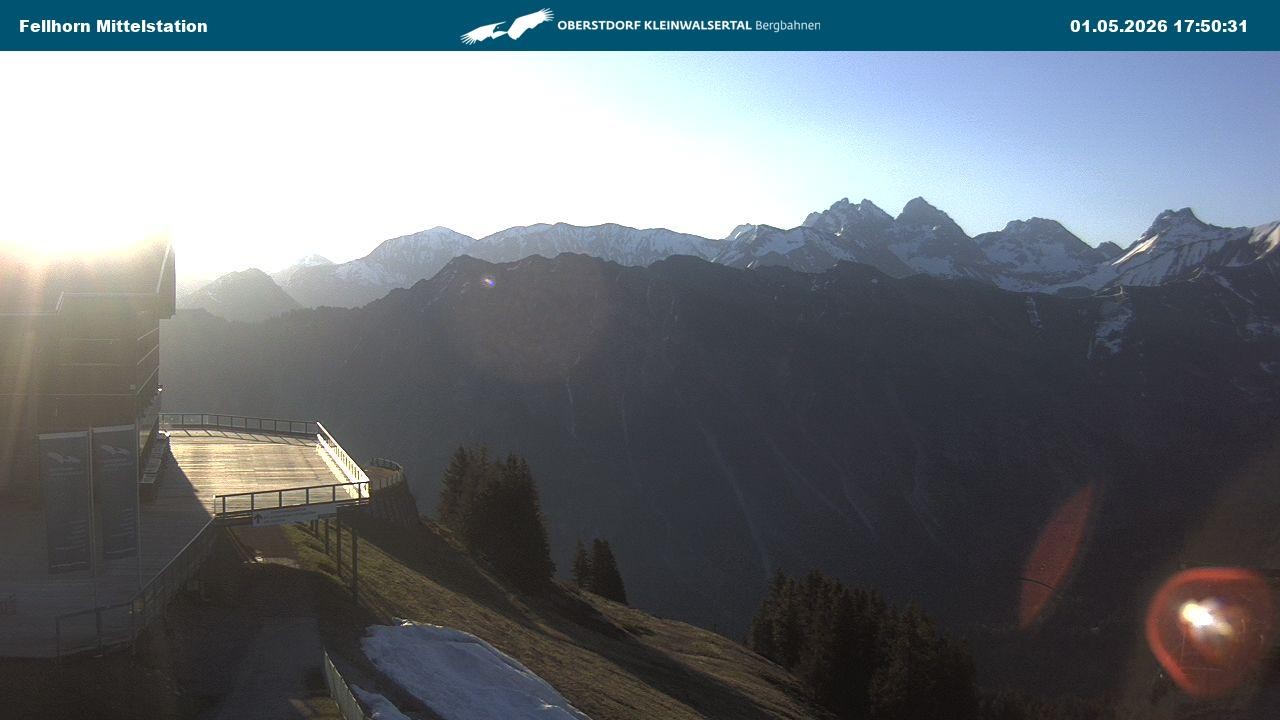 Archiv Foto Webcam Mittelstation am Fellhorn