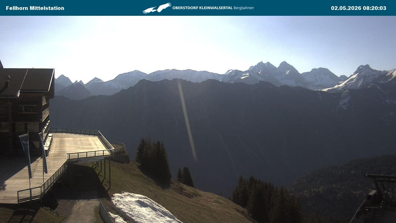Archiv Foto Webcam Mittelstation am Fellhorn
