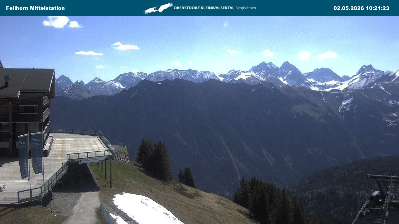 Archiv Foto Webcam Mittelstation am Fellhorn