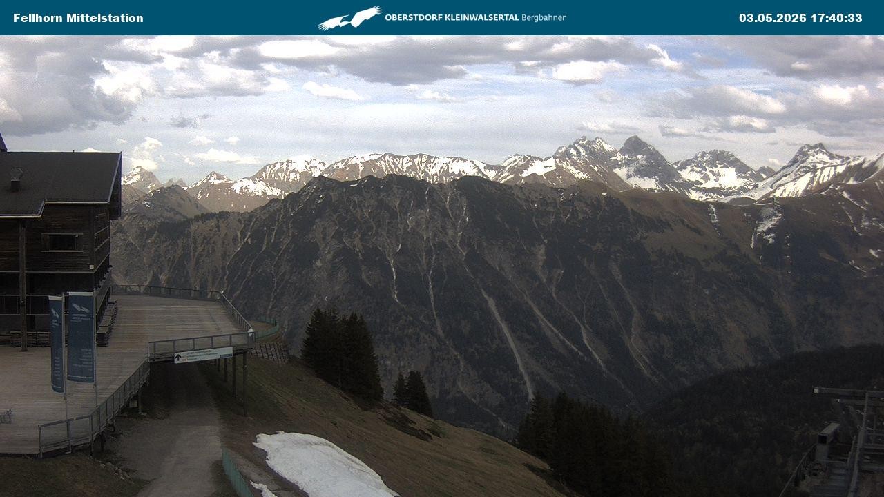 Archiv Foto Webcam Mittelstation am Fellhorn