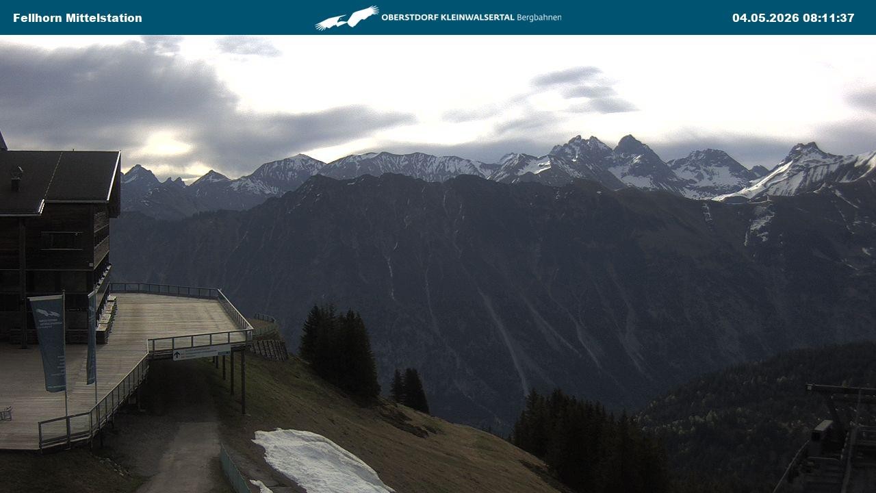 Archiv Foto Webcam Mittelstation am Fellhorn