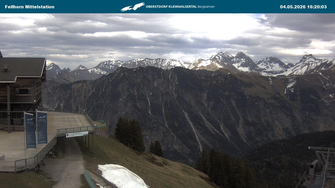 Archiv Foto Webcam Mittelstation am Fellhorn