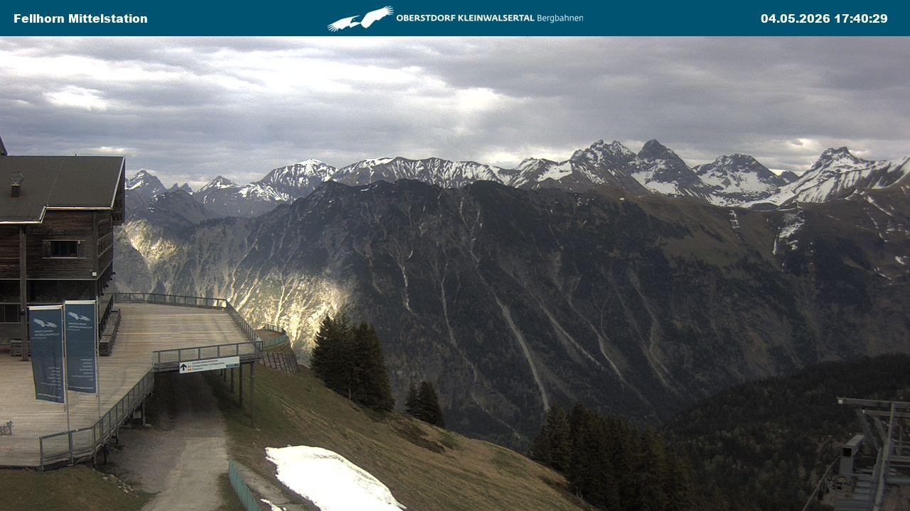 Archiv Foto Webcam Mittelstation am Fellhorn