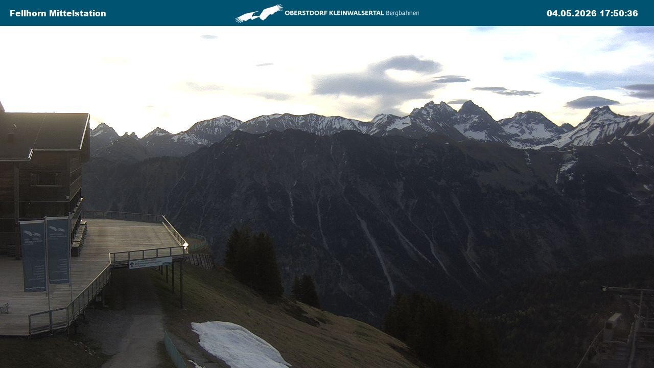 Archiv Foto Webcam Mittelstation am Fellhorn