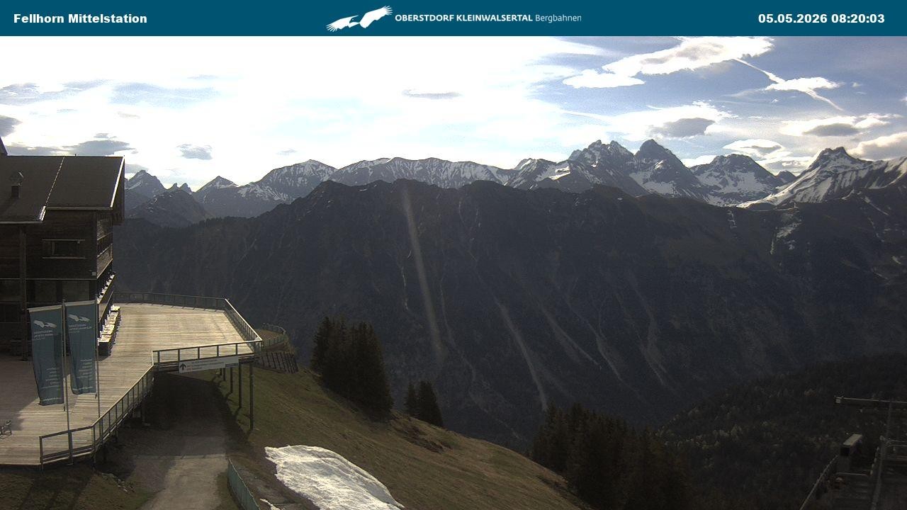 Archiv Foto Webcam Mittelstation am Fellhorn