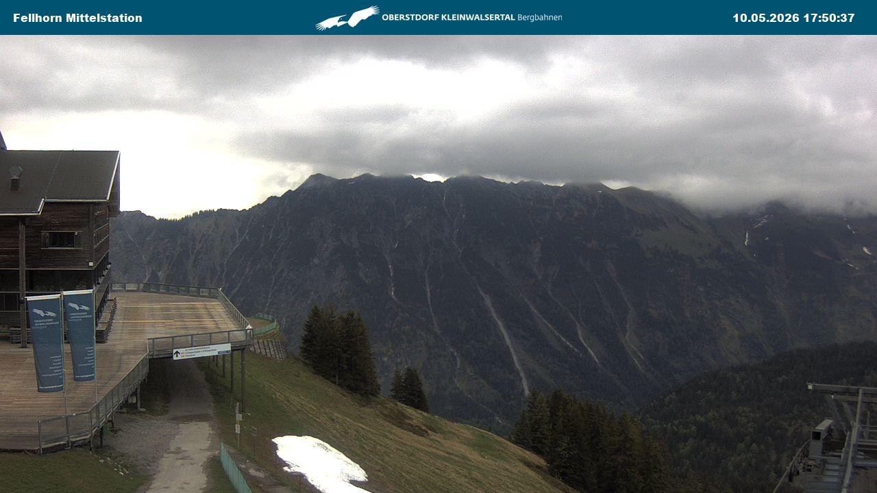 Archiv Foto Webcam Mittelstation am Fellhorn