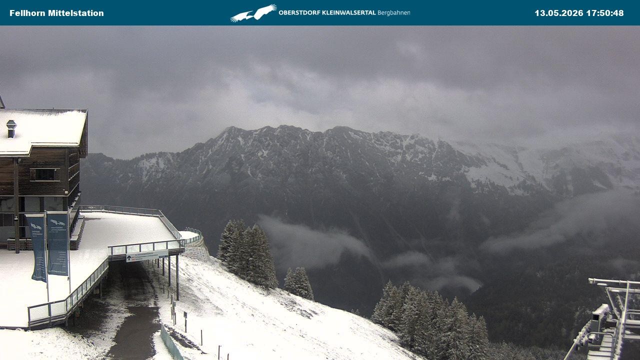 Archiv Foto Webcam Mittelstation am Fellhorn
